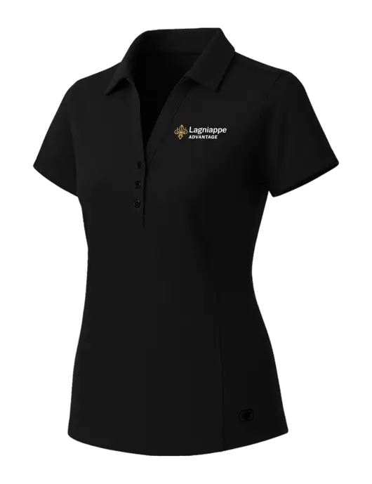 OGIO Womens Blacktop ONYX Polo w/Lagniappe Advantages Logo
