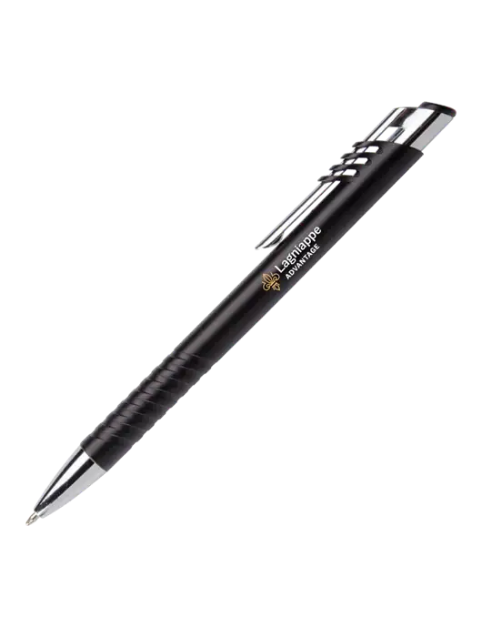 Schirhart Black Pen - Black Ink w/Lagniappe Advantages Logo