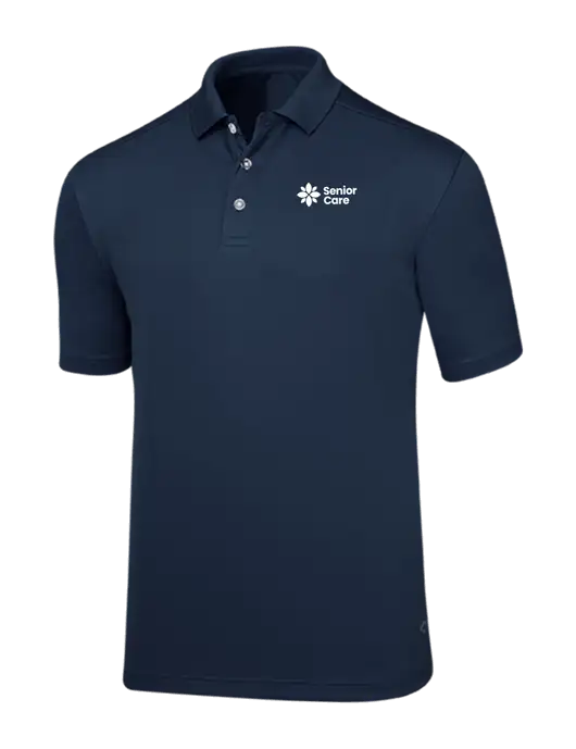 Callaway Core Navy Performance Polo w/NHC Senior Care Logo