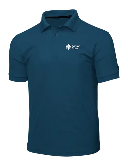 OGIO Light Navy Caliber 2.0 Polo w/NHC Senior Care Logo