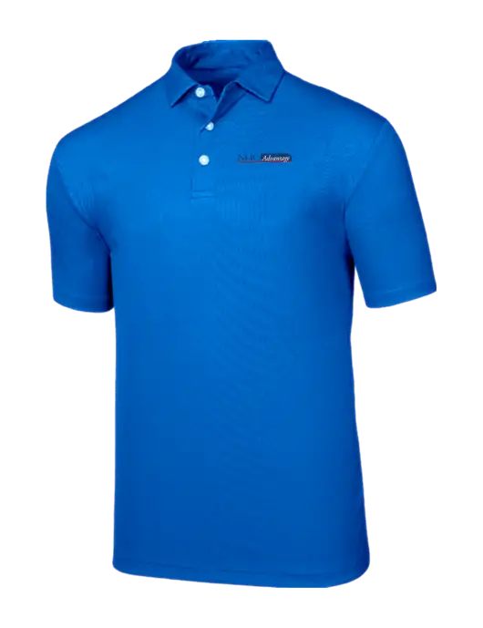 Callaway Birdseye Dark Carolina Blue Polo w/NHC Advantage Logo