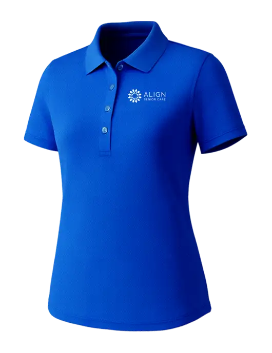 Callaway Womens Core Royal Performance Polo w/Align Senior Care Logo