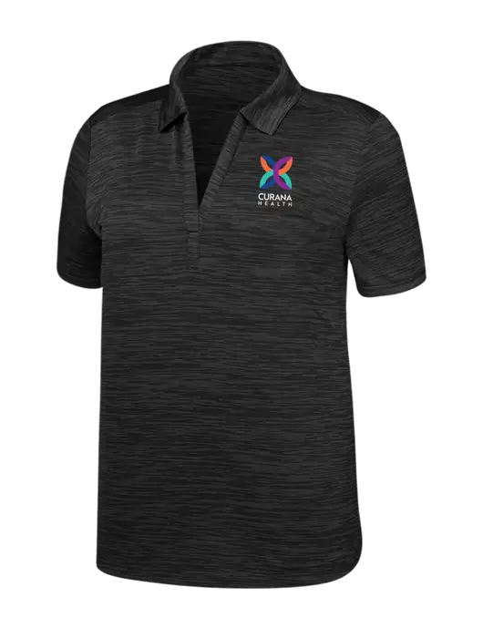 Callaway Womens Black Broken Stripe w/Curana Health Logo