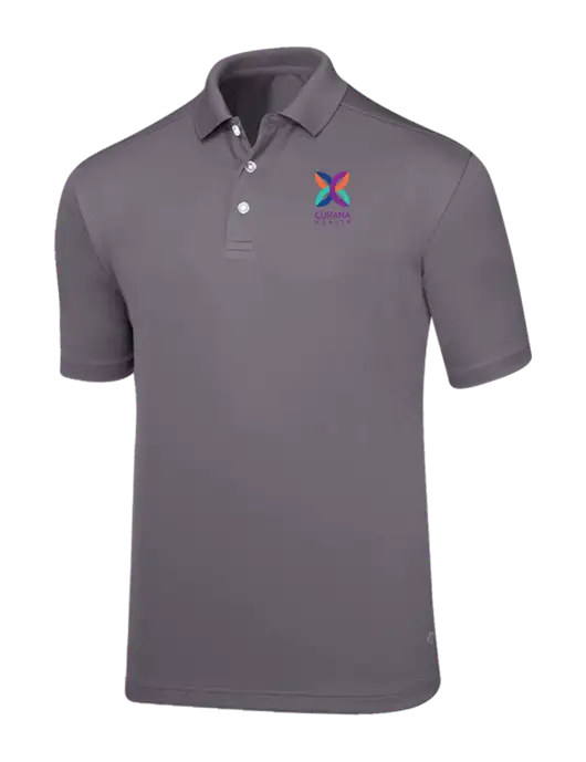 Callaway Core Medium Grey Performance Polo w/Curana Health Logo
