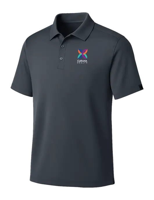OGIO Dark Grey Framework Polo w/Curana Health Logo