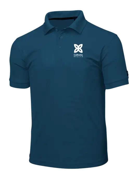 OGIO Light Navy Caliber 2.0 Polo w/Curana Health Logo