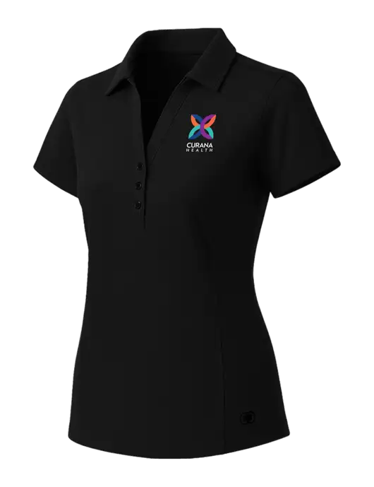 OGIO Womens Blacktop ONYX Polo w/Curana Health Logo