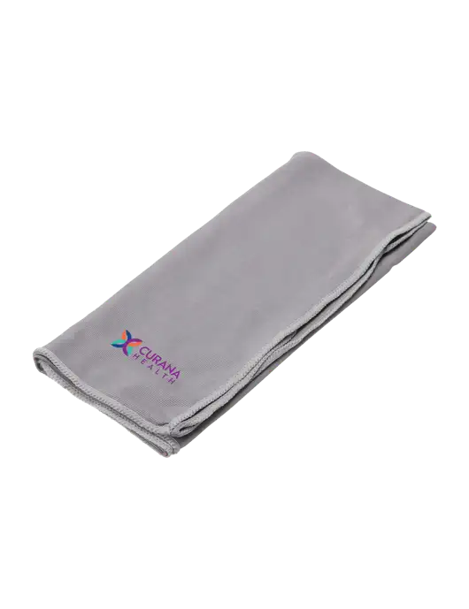 Eclipse Grey Copper Infused Cooling Towel w/Curana Health Logo