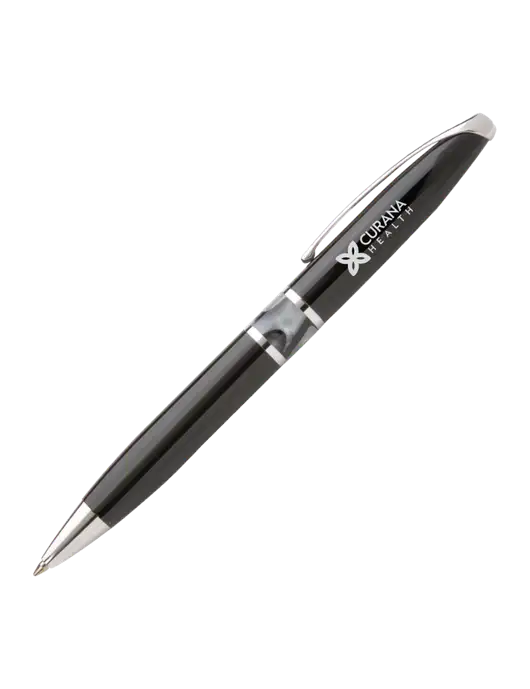 Illusion Black Pen - Black Ink w/Curana Health Logo