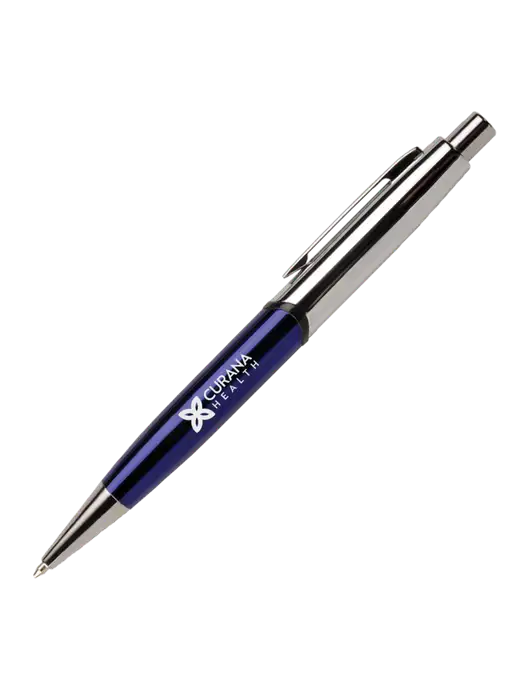 Chimera Blue Pen - Black Ink w/Curana Health Logo