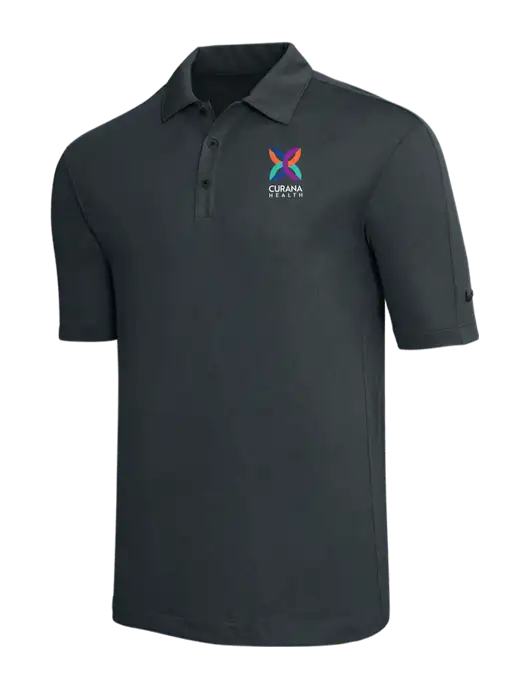 Nike Dark Grey Tech Sport Dri-FIT Polo w/Curana Health Logo