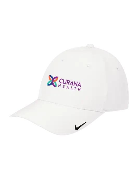 Nike White Dri-FIT Legacy Cap w/Curana Health Logo
