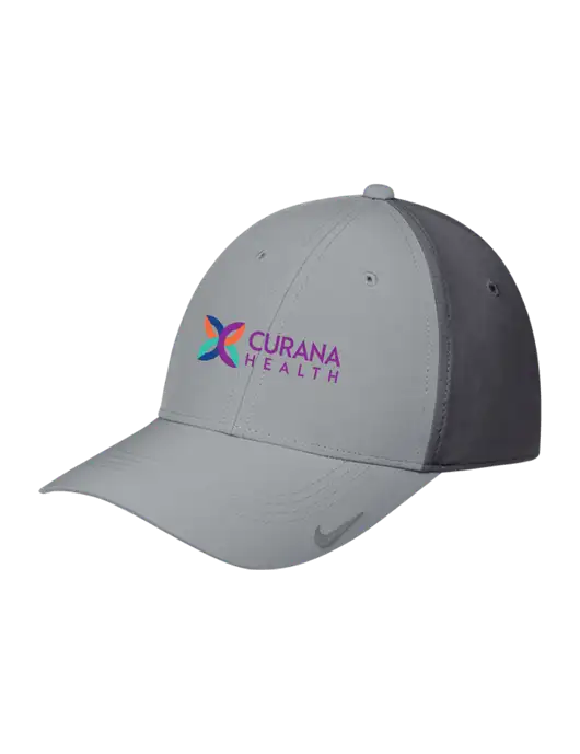 Nike Light Grey/Dark Grey Dri-FIT Legacy Cap w/Curana Health Logo