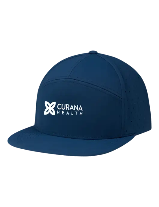 Richardson Light Navy Cannon Cap w/Curana Health Logo