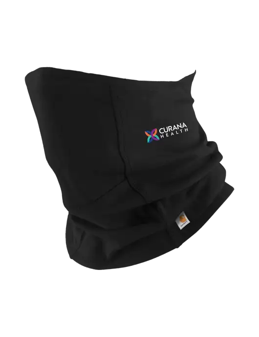 Carhartt Black Cotton Blend Filter Pocket Gaiter w/Curana Health Logo