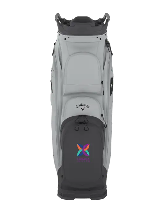 Callaway Org 14 Light Grey Cart Golf Bag  w/Curana Health Logo