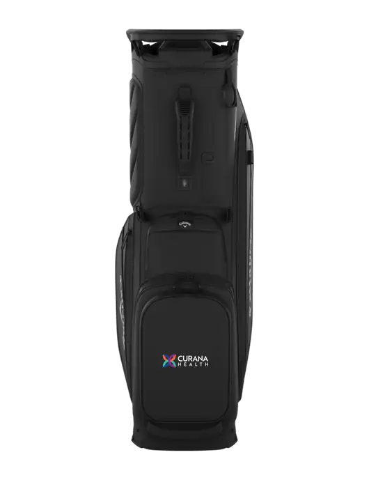 Callaway Fairway 14 Black Stand Golf Bag w/Curana Health Logo