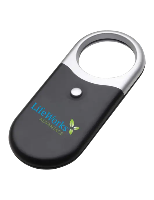 Compact Black Magnifier Light w/LifeWorks Advantage Logo