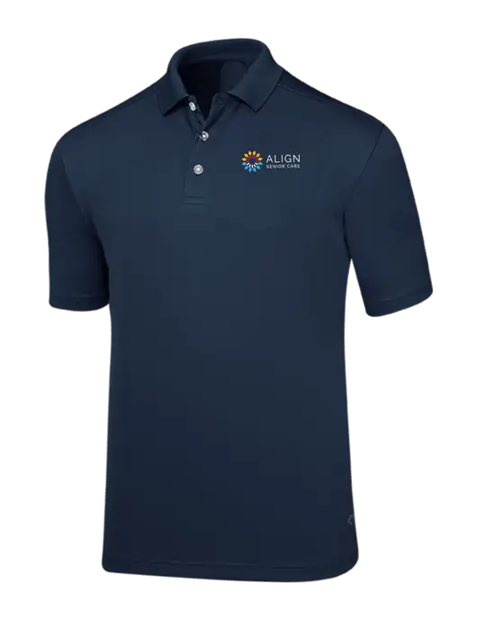 Callaway Core Navy Performance Polo w/Align Senior Care Logo