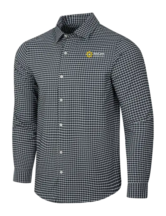 Dark Grey/White City Stretch Shirt w/KeyCare Advantage Logo