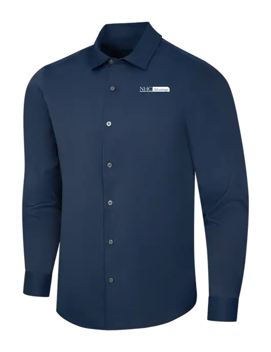 Navy City Stretch Shirt w/NHC Advantage Logo