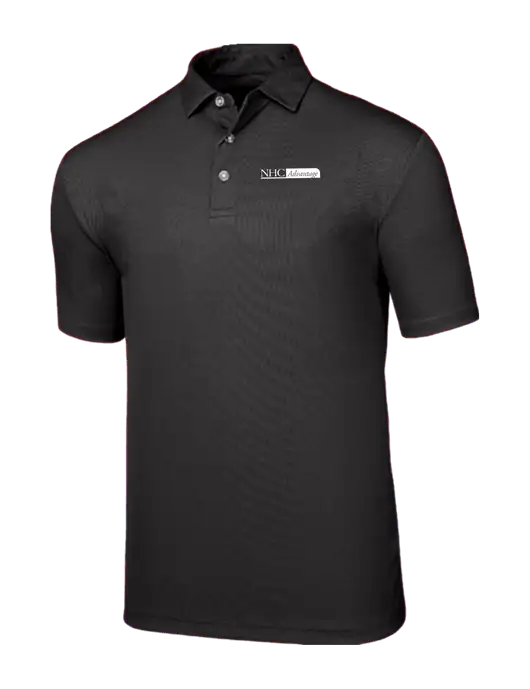 Callaway Birdseye Black Polo w/NHC Advantage Logo