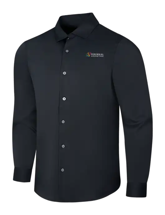 Black City Stretch Shirt w/Perennial Advantage Logo