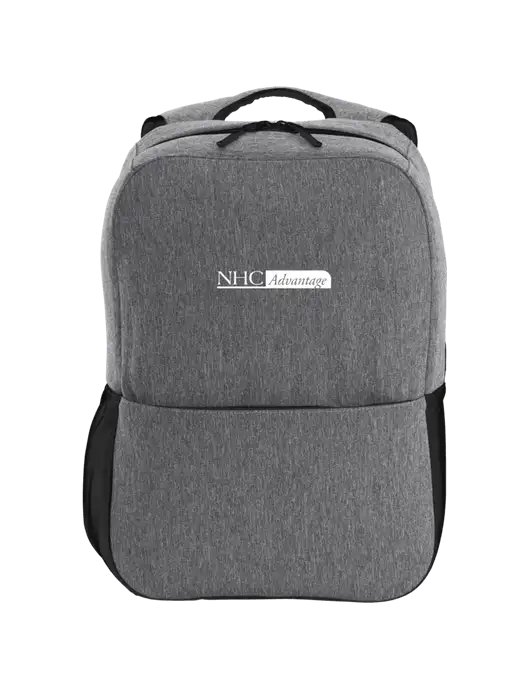 Access Square Laptop Graphite Heather/Black Backpack w/NHC Advantage Logo