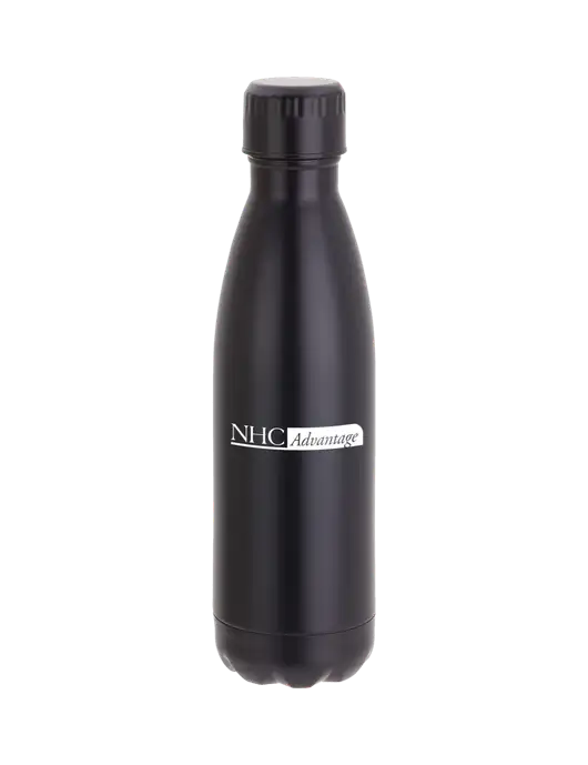City Go Matte Black 17 oz Insulated Bottle w/NHC Advantage Logo
