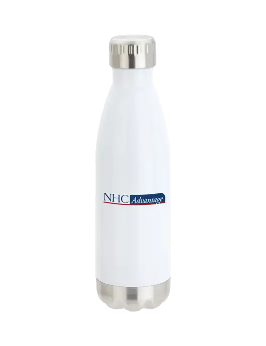 City Go White 17 oz Insulated Bottle w/NHC Advantage Logo