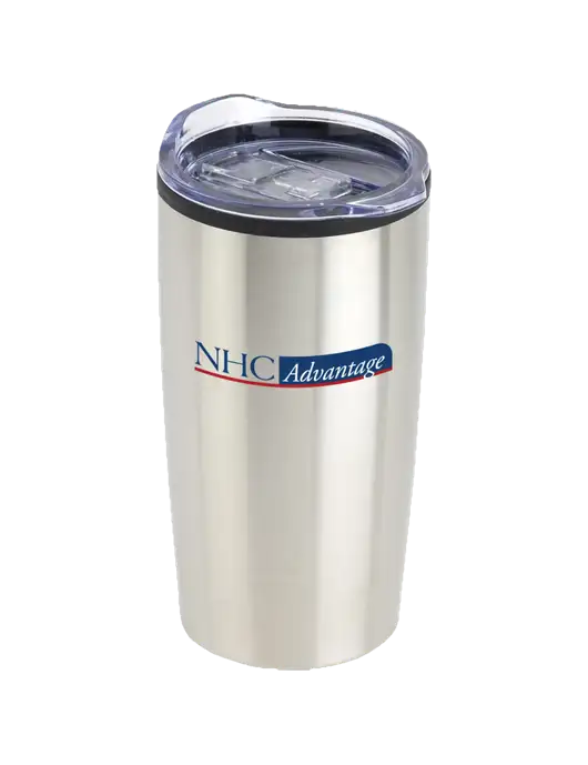Olympus Silver 20 oz Tumbler w/NHC Advantage Logo