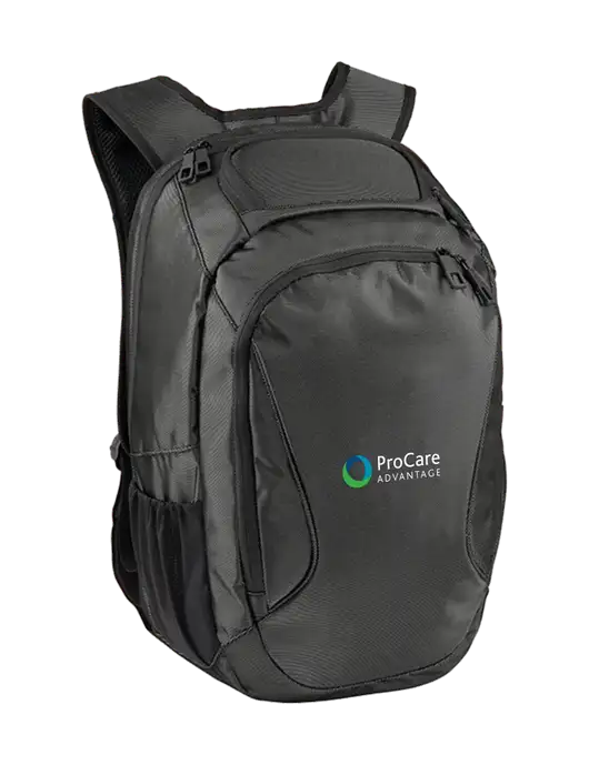 Stealth Dark Grey/Black Laptop Backpack w/ProCare Advantage Logo