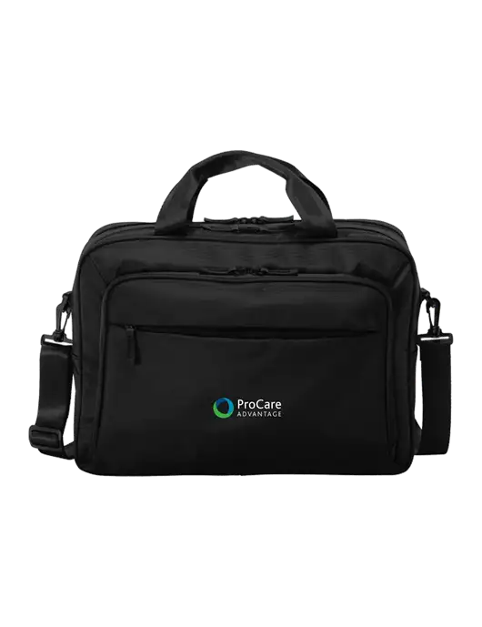 Travel Exec Black Laptop Briefcase w/ProCare Advantage Logo