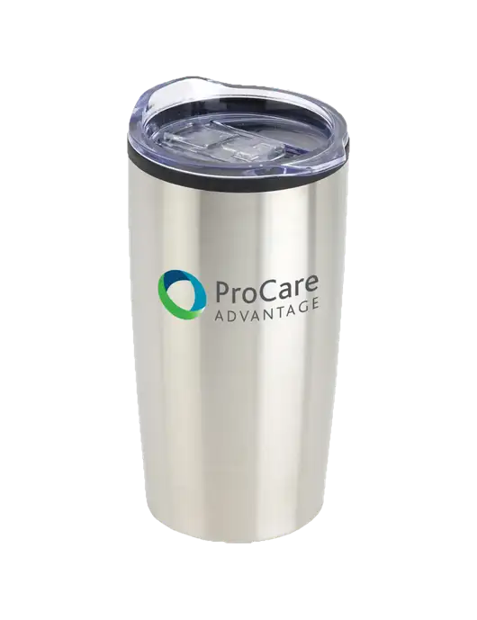 Olympus Silver 20 oz Tumbler w/ProCare Advantage Logo